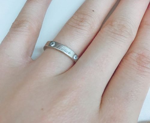 私の婚約指輪】結婚指輪と兼用でカルティエのロゴ入り（口コミ・体験談 